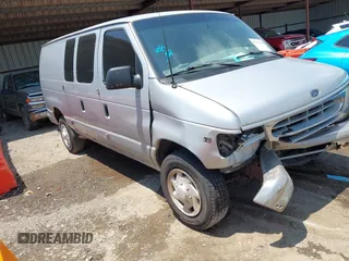 2001 Ford Econoline Cargo with VIN 1FTNE24L21HA62266, listed as a IAAI auction lot 42367649 with 156,392 mi miles and . Bid and sale history available at DreamBid. Image 1.