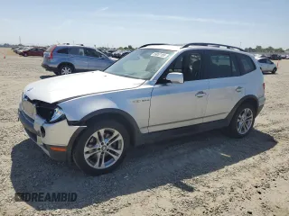 2007 BMW X3 3.0si with VIN WBXPC93437WF14205, listed as a Copart auction lot 59057185 with 205,468 mi miles and Salvage title. Bid and sale history available at DreamBid. Image 1.