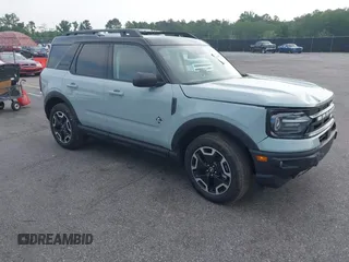 2024 Ford Bronco Sport Outer Banks with VIN 3FMCR9C6XRRF57501, listed as a IAAI auction lot 42295053 with 6,656 mi miles and . Bid and sale history available at DreamBid. Image 1.