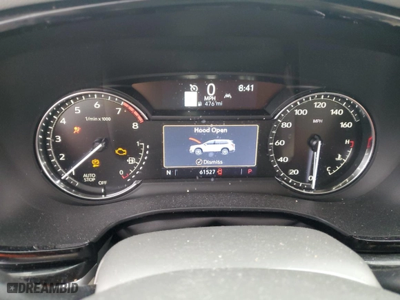 2020 Cadillac XT6 FWD Premium Luxury with VIN 1GYKPCRS5LZ201302, listed as a Copart auction lot 47898165 with 61,527 mi miles and Salvage Title. Bid and sale history available at carsss.com. Image 9.