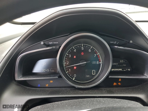 2020 Mazda CX-3 Sport with VIN JM1DKDB74L1474321, listed as a Copart auction lot 53352295 with 30,491 mi miles and Salvage Title. Bid and sale history available at carsss.com. Image 9.