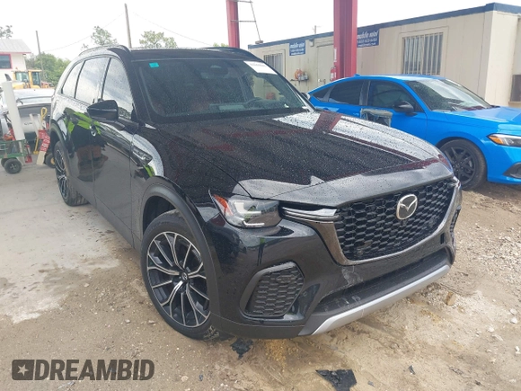 2025 Mazda CX-70 Premium Plus with VIN JM3KJEHA2S1111590, listed as a IAAI auction lot 41650609 with 5,377 mi miles and . Bid and sale history available at DreamBid. Image 1.