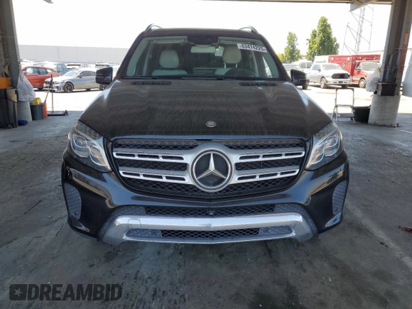 2017 Mercedes-Benz GLS 450 with VIN 4JGDF6EE2HA857803, listed as a Copart auction lot 63474225 with 83,823 mi miles and Salvage title. Bid and sale history available at DreamBid. Image 5.