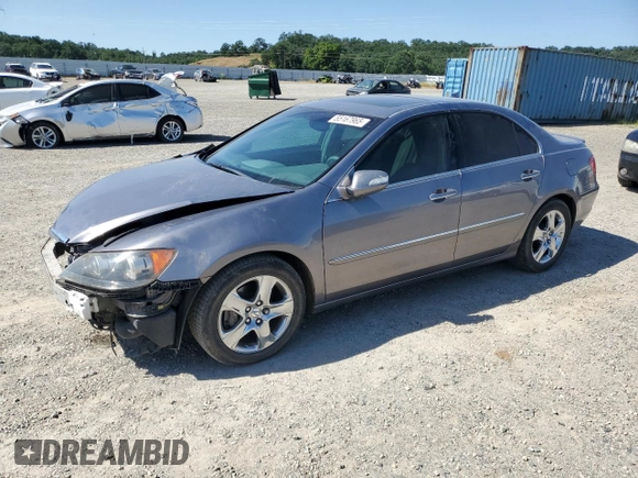2006 Acura RL z VIN JH4KB16576C005794, wystawiony jako Copart lot #55167965 z przebiegiem 157 104 mil mil oraz Szkoda całkowita • Salvage title. Historia ofert i sprzedaży dostępna na DreamBid. Obrazek 1.