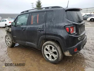 2020 Jeep Renegade Limited with VIN ZACNJBD18LPM05133, listed as a Copart auction lot 47178135 with 96,181 mi miles and Salvage title. Bid and sale history available at DreamBid. Image 2.