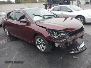 2016 Honda Accord Sport with VIN 1HGCR2F59GA021484, listed as a IAAI auction lot 42422150 with 103,298 mi miles and . Bid and sale history available at DreamBid. Image 1.