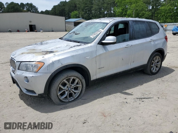 2014 BMW X3 xDrive35i z VIN 5UXWX7C54E0E82034, wystawiony jako Copart lot #57853795 z przebiegiem Nie podano mil oraz Szkoda całkowita • Salvage title. Historia ofert i sprzedaży dostępna na DreamBid. Obrazek 1.