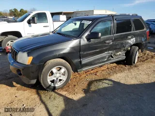 2005 Jeep Grand Cherokee Laredo with VIN 1J4GS48N75C505131, listed as a Copart auction lot 48209435 with 197,159 mi miles and Salvage Title. Bid and sale history available at carsss.com. Image 1.