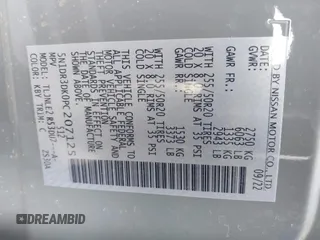 2023 Nissan Pathfinder Platinum с VIN 5N1DR3DK0PC207125, выставлен на аукционе IAAI как лот 41848785 с пробегом 22 068 миль миль и . История ставок и продаж доступна на DreamBid. Изображение 9.