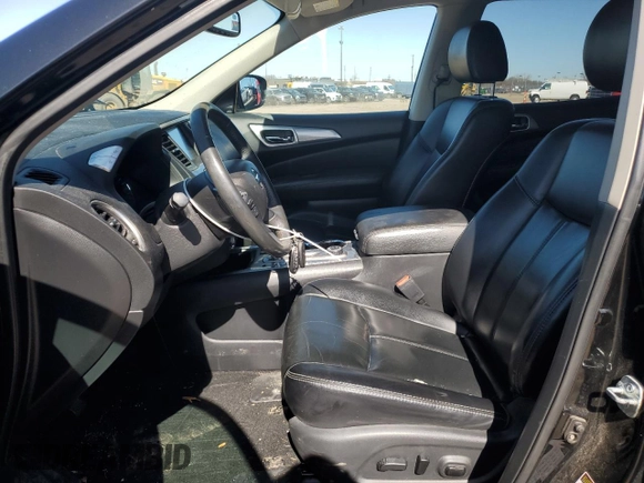 2017 Nissan Pathfinder SV with VIN 5N1DR2MM3HC697511, listed as a Copart auction lot 51979005 with 136,300 mi miles and Clean Title. Bid and sale history available at carsss.com. Image 7.
