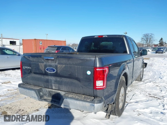 2016 Ford F-150 XL with VIN 1FTEX1CP9GFB02193, listed as a IAAI auction lot 41623702 with 155,069 mi miles and . Bid and sale history available at carsss.com. Image 4.