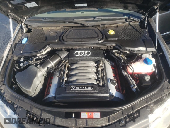 2004 Audi A8 L with VIN WAUML44E74N009550, listed as a Copart auction lot 76842994 with 45,037 mi miles and Clean Title. Bid and sale history available at carsss.com. Image 11.