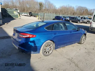 2017 Ford Fusion SE with VIN 3FA6P0HD5HR174080, listed as a Copart auction lot 48001255 with Not Provided miles and Salvage Title. Bid and sale history available at carsss.com. Image 3.