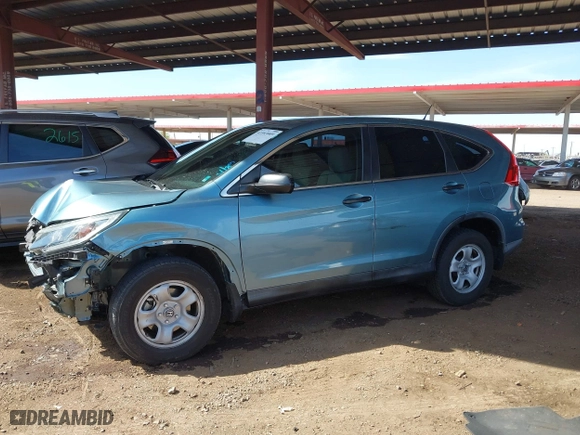 2015 Honda CR-V LX with VIN 2HKRM3H39FH545847, listed as a IAAI auction lot 41993009 with 40,985 mi miles. Bid and sale history available at carsss.com. Image 2.