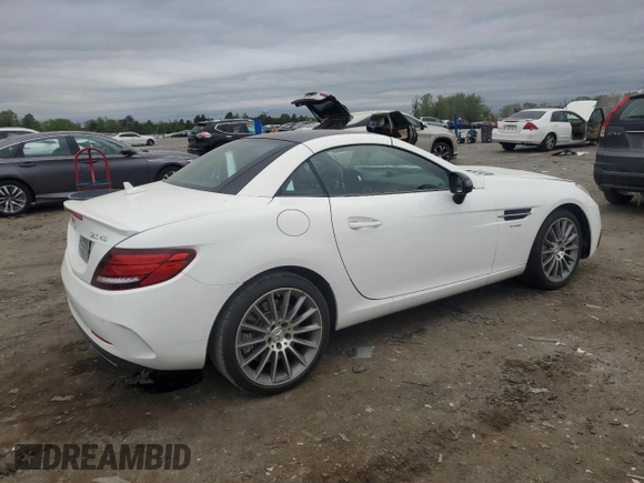 2017 Mercedes-Benz SLC 43 AMG z VIN WDDPK6GA1HF130801, wystawiony jako Copart lot #53810805 z przebiegiem 39 428 mil mil oraz Szkoda całkowita • Salvage title. Historia ofert i sprzedaży dostępna na DreamBid. Obrazek 3.