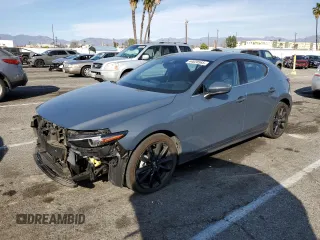 2021 Mazda 3 Premium with VIN JM1BPAML3M1401136, listed as a Copart auction lot 44820565 with 58,204 mi miles and Salvage Title. Bid and sale history available at DreamBid. Image 1.