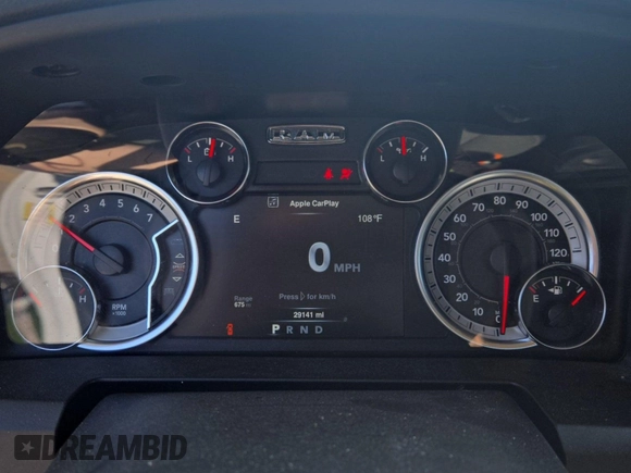 2022 Ram 1500 Tradesman with VIN 3C6JR7DG7NG276051, listed as a IAAI auction lot 42832410 with 29,141 mi miles and . Bid and sale history available at DreamBid. Image 14.