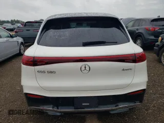 2023 Mercedes-Benz EQS with VIN 4JGDM4EBXPA004984, listed as a Copart auction lot 66032104 with 0 mi miles and Salvage Title. Bid and sale history available at carsss.com. Image 6.