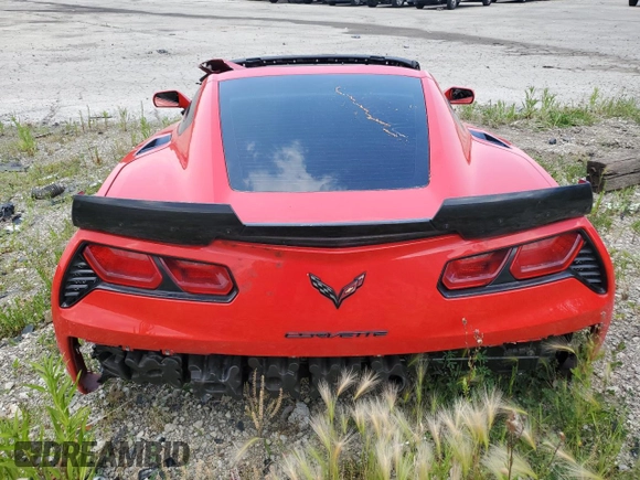 2016 Chevrolet Corvette 1LT with VIN 1G1YB2D74G5109129, listed as a Copart auction lot 59840144 with Not Provided miles and Non Repairable. Bid and sale history available at DreamBid. Image 6.