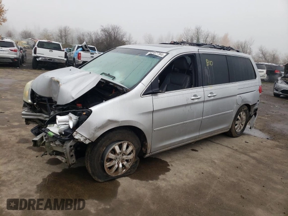 2010 Honda Odyssey EX-L with VIN 5FNRL3H78AB110573, listed as a Copart auction lot 46325085 with 161,543 mi miles and Salvage Title. Bid and sale history available at carsss.com. Image 1.