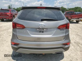 2018 Hyundai Santa Fe 2.4L with VIN 5XYZU3LB9JG563893, listed as a Copart auction lot 62058745 with 141,353 mi miles and Salvage title. Bid and sale history available at DreamBid. Image 6.
