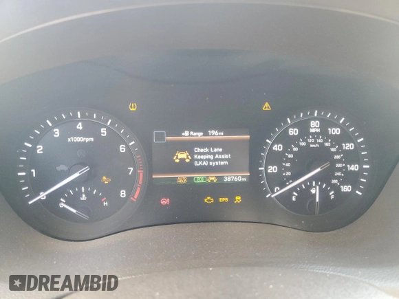 2019 Genesis G80 3.8L with VIN KMTFN4JE3KU309892, listed as a Copart auction lot 74753244 with 38,760 mi miles and Salvage Title. Bid and sale history available at carsss.com. Image 9.