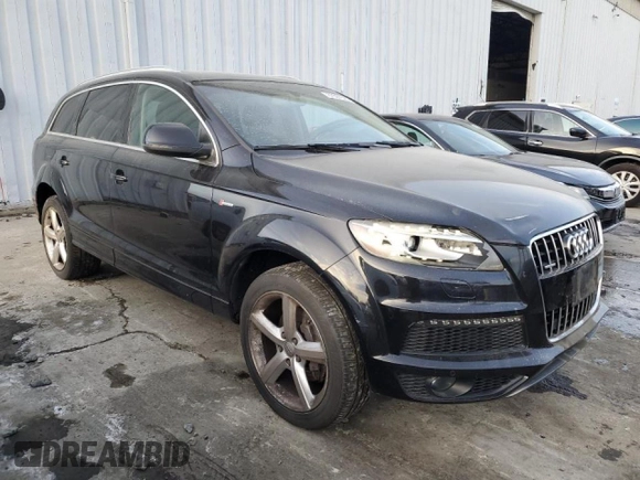 2011 Audi Q7 S line with VIN WA1DGAFE0BD002102, listed as a Copart auction lot 87597645 with 101,717 mi miles and Clean title. Bid and sale history available at DreamBid. Image 4.