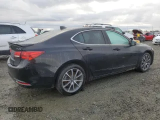 2015 Acura TLX V6 Advance with VIN 19UUB2F78FA008105, listed as a Copart auction lot 48707075 with 163,473 mi miles and Clean Title. Bid and sale history available at carsss.com. Image 3.