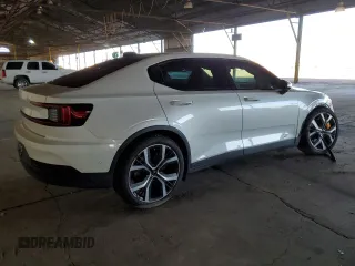 2021 Polestar 2 Launch Edition with VIN LPSED3KAXML017628, listed as a Copart auction lot 74394774 with 21,622 mi miles and Salvage Title. Bid and sale history available at carsss.com. Image 3.