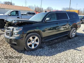 2016 Chevrolet Suburban LT with VIN 1GNSKHKC0GR334258, listed as a Copart auction lot 49060455 with 203,412 mi miles and Salvage Title. Bid and sale history available at carsss.com. Image 1.