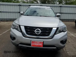 2019 Nissan Pathfinder SV z VIN 5N1DR2MM5KC637088, wystawiony jako Copart lot #55981835 z przebiegiem 104 826 mil mil oraz Szkoda całkowita • Salvage title. Historia ofert i sprzedaży dostępna na DreamBid. Obrazek 5.