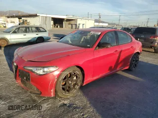 2021 Alfa Romeo Giulia with VIN ZARFAMAN9M7638923, listed as a Copart auction lot 42589685 with 16,446 mi miles and Clean Title. Bid and sale history available at carsss.com. Image 1.