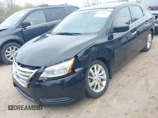 2015 Nissan Sentra S with VIN 3N1AB7AP5FY334268, listed as a IAAI auction lot 41990092 with 168,606 mi miles. Bid and sale history available at carsss.com. Image 6.