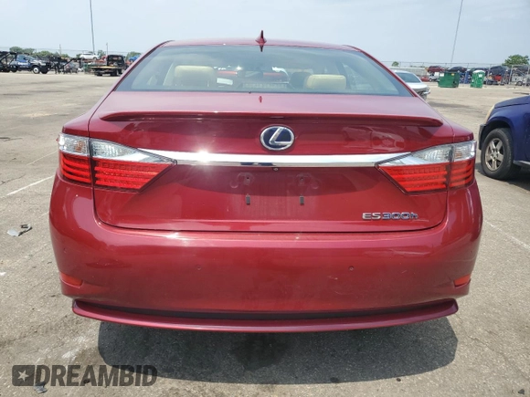2015 Lexus ES 300h with VIN JTHBW1GG4F2082018, listed as a Copart auction lot 60717665 with 138,053 mi miles and Salvage title. Bid and sale history available at DreamBid. Image 6.