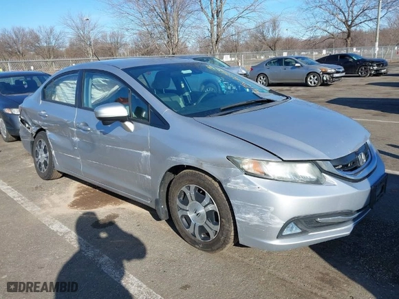 2014 Honda Civic Hybrid with VIN 19XFB4F20EE201528, listed as a IAAI auction lot 41501279 with 170,391 mi miles. Bid and sale history available at carsss.com. Image 1.