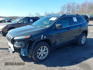 2018 Jeep Cherokee Latitude Plus with VIN 1C4PJMLB3JD571203, listed as a IAAI auction lot 41741170 with 134,877 mi miles and . Bid and sale history available at DreamBid. Image 2.