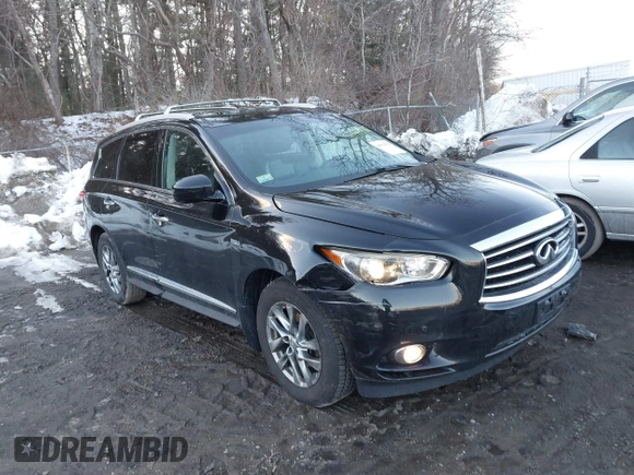 2015 Infiniti QX60 with VIN 5N1AL0MM2FC551977, listed as a IAAI auction lot 41574727 with 134,075 mi miles and . Bid and sale history available at DreamBid. Image 1.