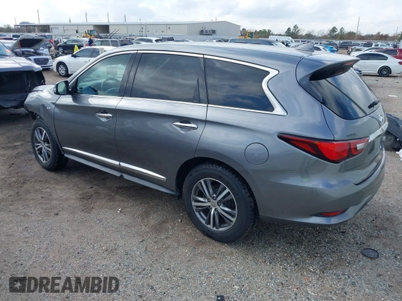 2020 Infiniti QX60 Luxe z VIN 5N1DL0MNXLC523376, wystawiony jako IAAI lot #41189601 z przebiegiem 47 655 mil mil oraz . Historia ofert i sprzedaży dostępna na DreamBid. Obrazek 3.