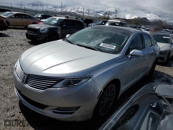2015 Lincoln MKZ with VIN 3LN6L2G95FR602317, listed as a Copart auction lot 50933695 with 94,147 mi miles and Salvage Title. Bid and sale history available at carsss.com. Image 1.