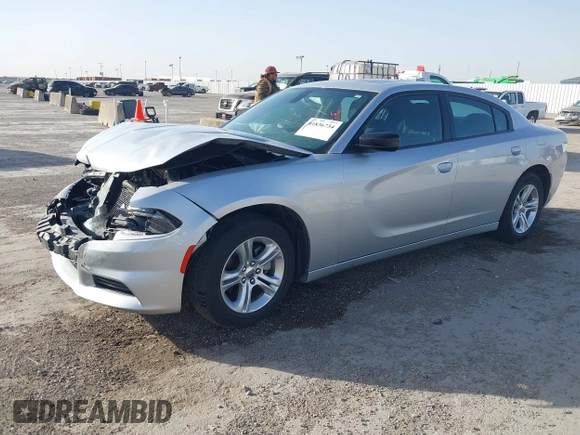 2023 Dodge Charger SXT with VIN 2C3CDXBG4PH608053, listed as a IAAI auction lot 41836734 with 19,079 mi miles. Bid and sale history available at carsss.com. Image 17.