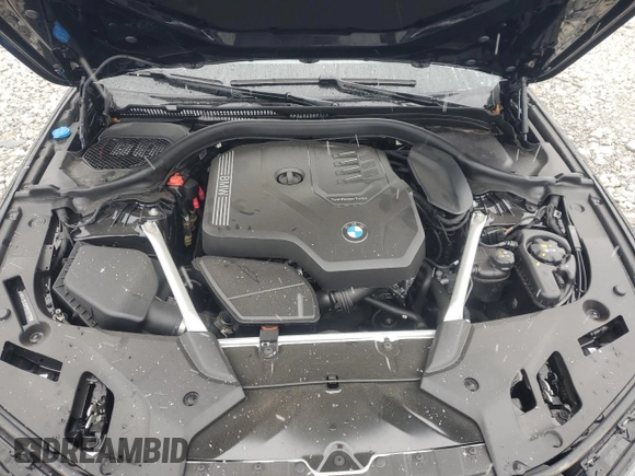 2023 BMW 5 Series 530i xDrive with VIN WBA13BJ0XPWY20712, listed as a Copart auction lot 86109994 with 9,489 mi miles and Salvage Title. Bid and sale history available at DreamBid. Image 11.