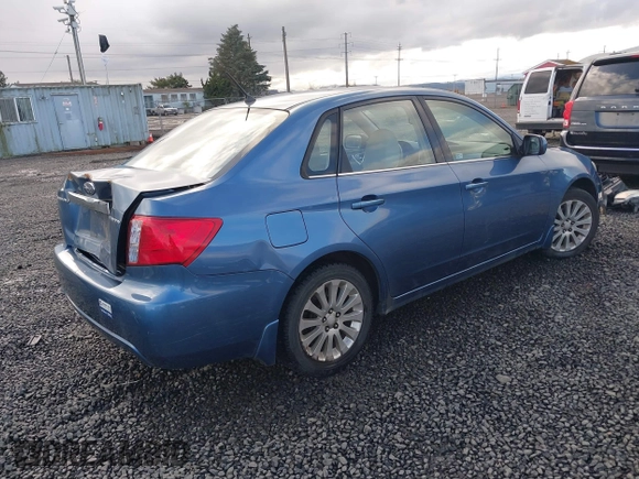 2008 Subaru Impreza Sedan (Natl) i w/Premium Pkg with VIN JF1GE61658H524155, listed as a IAAI auction lot 41803069 with 120,443 mi miles. Bid and sale history available at carsss.com. Image 4.