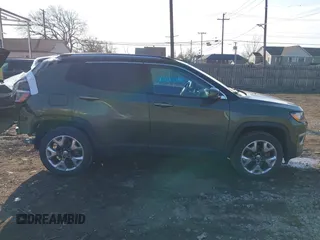 2021 Jeep Compass Limited with VIN 3C4NJDCBXMT562925, listed as a IAAI auction lot 38954308 with 55,034 mi miles and . Bid and sale history available at DreamBid. Image 13.