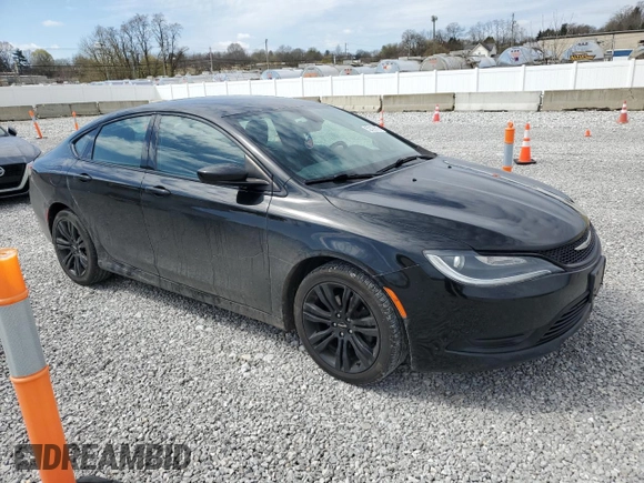 2017 Chrysler 200 Touring with VIN 1C3CCCFB0HN502749, listed as a Copart auction lot 52129805 with 170,653 mi miles and Salvage Title. Bid and sale history available at carsss.com. Image 4.