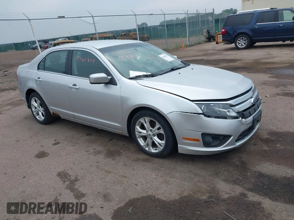 2012 Ford Fusion SE with VIN 3FAHP0HA7CR125728, listed as a IAAI auction lot 42462824 with 218,404 mi miles and . Bid and sale history available at DreamBid. Image 1.