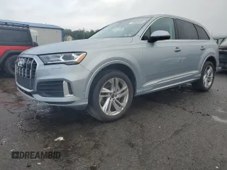2023 Audi Q7 Premium with VIN WA1ACBF76PD019712, listed as a Copart auction lot 58565495 with 23,509 mi miles and Salvage title. Bid and sale history available at DreamBid. Image 1.