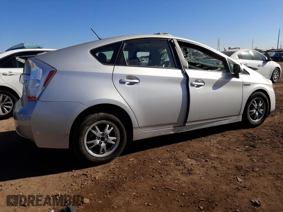 2010 Toyota Prius II with VIN JTDKN3DU4A0240369, listed as a Copart auction lot 46295773 with 0 mi miles and Salvage Title. Bid and sale history available at carsss.com. Image 3.