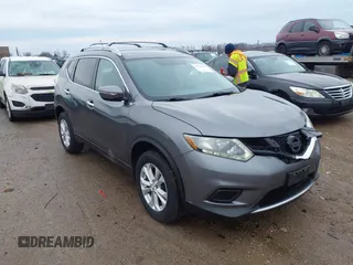 2014 Nissan Rogue S with VIN 5N1AT2MV2EC819333, listed as a IAAI auction lot 41722293 with 161,283 mi miles. Bid and sale history available at carsss.com. Image 1.