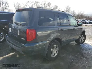 2003 Honda Pilot EX with VIN 2HKYF18693H578069, listed as a Copart auction lot 45773285 with 245,662 mi miles and Salvage Title. Bid and sale history available at carsss.com. Image 3.