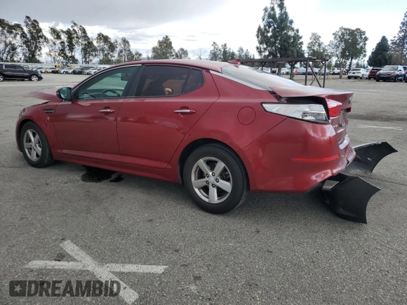 2015 Kia Optima LX with VIN 5XXGM4A79FG501062, listed as a Copart auction lot 51776395 with 112,489 mi miles and Salvage Title. Bid and sale history available at carsss.com. Image 2.